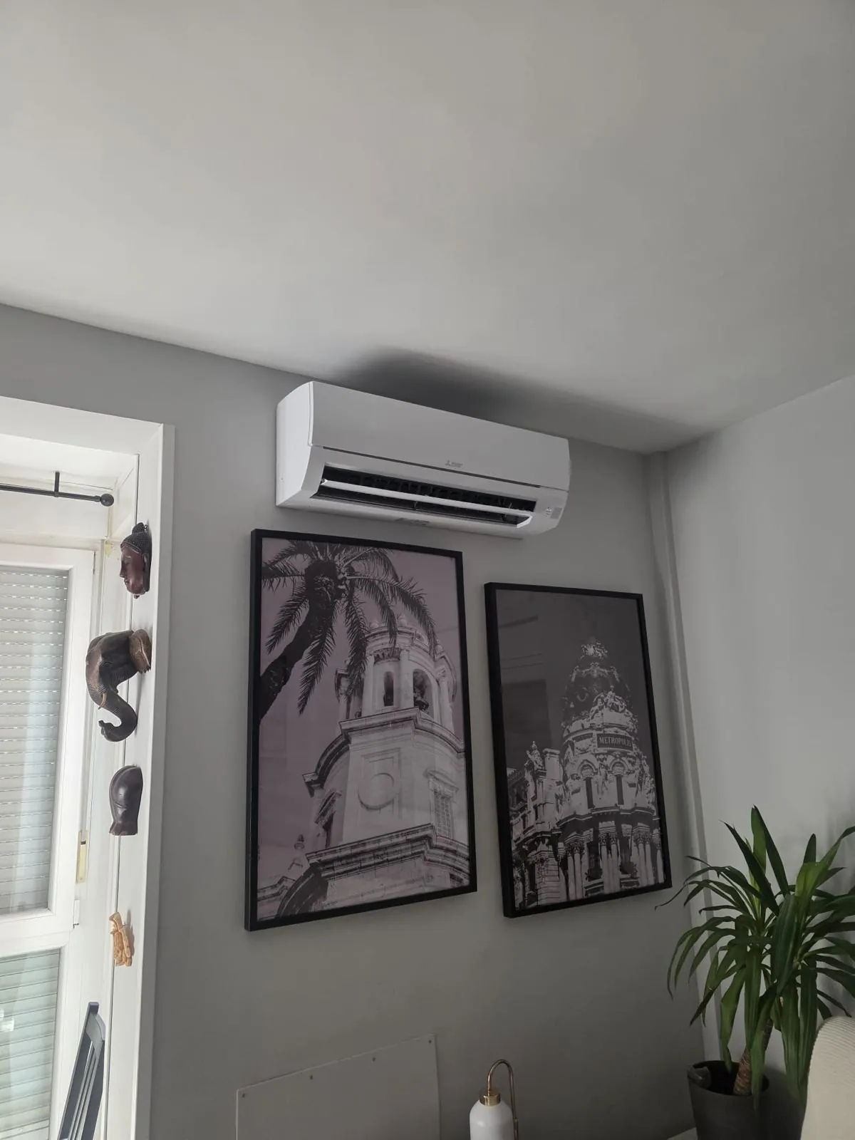 Instalación de aire acondicionado en vivienda