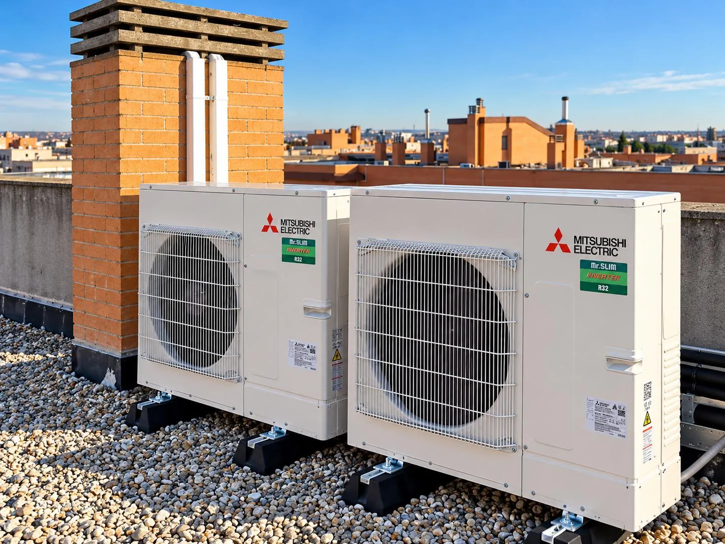 Unidad exterior de climatización
